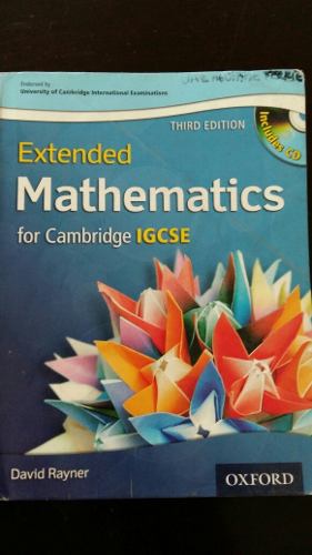 Extendef Matematics For Cambridge Igcse Third Edition