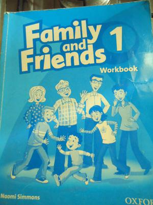 Libro para inglés, FAMILY AND FRIENDS 1º, workbook