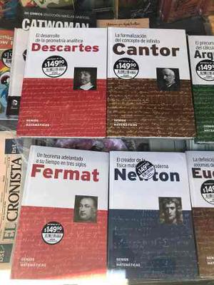 Libros Genios De Las Matematicas. Coleccion La Nacion