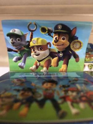 Paw Patrol Set De 3 Unidades Con Luz Perros Regalo Personaje