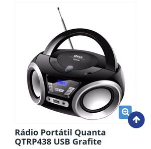 RADIO PORT.QUANTA QTRP438 CD/MP3/USB-. Mayorista
