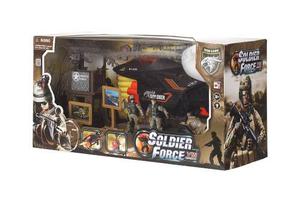 Soldier Force Avión Combate Misiles Luces Soldados Envio