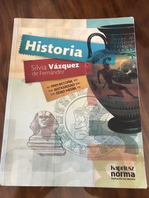 Libro "Historia" Silvia Vazquez de Fernández