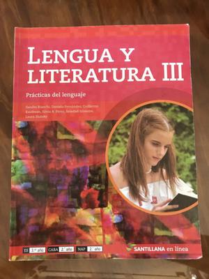 Libro "Lengua y Literatura III"