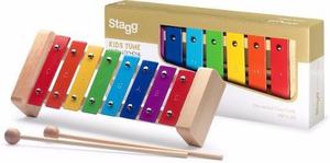 Metalofon De Colores Para Niños Stagg 8 Notas