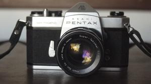 Pentax Spotmatic Sp + Super Takumar 55mm 1.8 (leer)