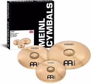 Set Platillos Meinl Classic Series 14 Hihat 16 Crash 20 Ride