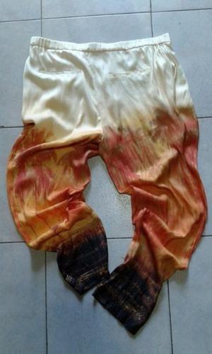 VENDO PANTALON “ZARA” DE TELA Y ESTAMPADO EN DEGRADE MUY