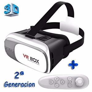 Vr Box 2ª Gen. Realidad Virtual 3d + Control Remoto