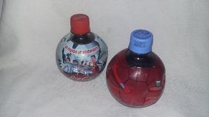 2 Botellas Forma De Pelota De La Coleccion De Coca-cola