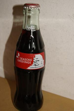 Botella Coca Cola Navidad Eeuu