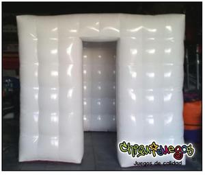 Cabina De Selfies Inflable 2x2.5m Con Motor Plástico