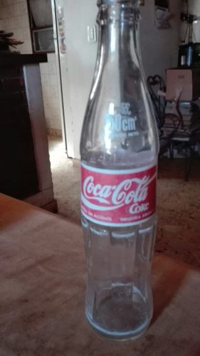Coca-cola.antigua Botella De Vidrio.350 C.c.