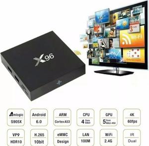Convertidor Lcd A Smart Tv Box 8gb Android Hdmi Av X96