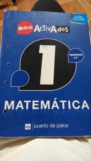 Libro de Matemáticas Activados 1 Nueva Edición
