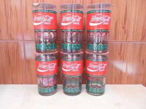 Lote De 6 Vasos Coca Cola Coleccion Rusia Intactos