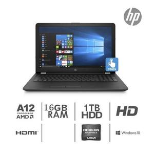 Notebook Hp Quadcore 16gb 1tb 15.6 Hd Touchscreen Windows 10