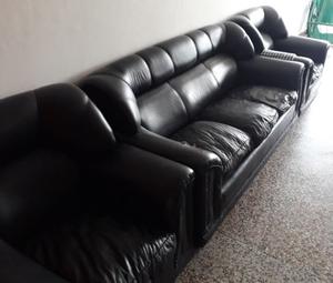 Sillon 5 cuerpos de cuero!!! Gran oportunidad