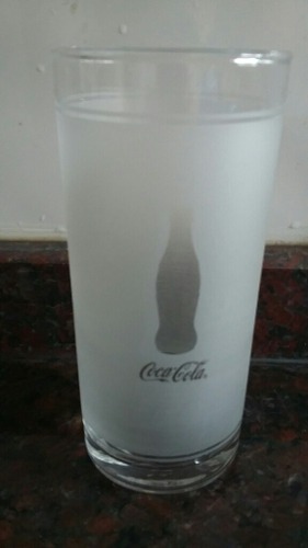 Vaso De Coca Cola De Vidrio Esmerilado 350 Ml.