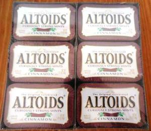 Altoids Lata Grande Llena Pastillas Mints Cinnamon Canela
