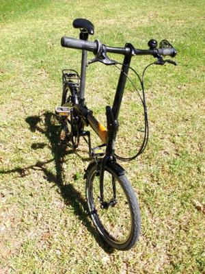 Bicicleta plegable Tern Link D 8. Con portaequipaje