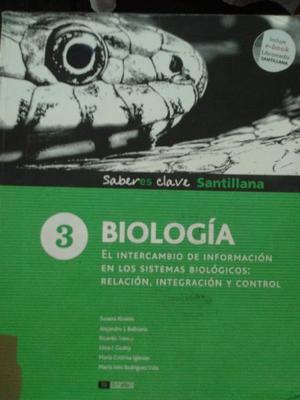 Biología 3. Saber es Clave. Santillana.