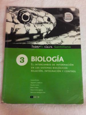 Biología 3 ed. Santillana saberes clave