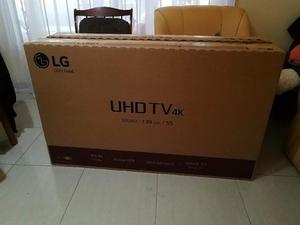LG 55" ULTRA HD, 4K, SMART TV ETC. NUEVO SIN USO!