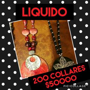 LIQUIDO YA LOTE DE 200 COLLARES BIJOUTERIE