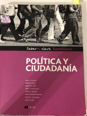 Libro Política y ciudadanía
