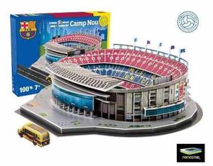 Maqueta Estadio 3d Ya Armada Con Luces Led! Fcb Barcelona !!