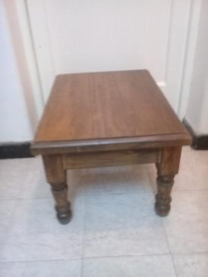 Mesa ratona madera torneada