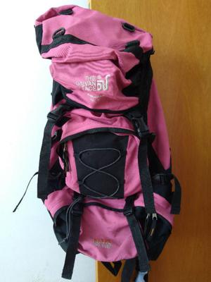 Mochila camping viajes 60 l litros con cobertor de lluvia