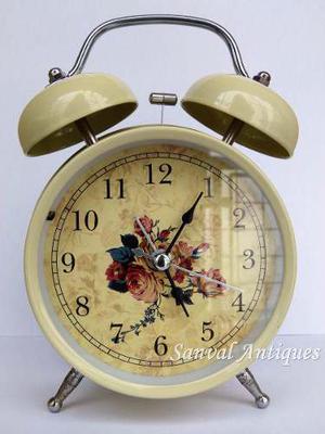 Reloj Despertador A Campanilla Retro Shabby Chic O Vintage