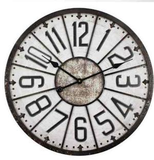 Reloj Grande De Pared Industrial 60 Cm