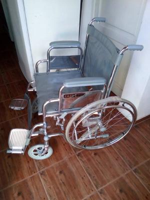 Silla de ruedas reforzada hasta 150 kgm.