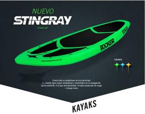 Tabla Stingray Stand Up Rocker Kayak + Remo