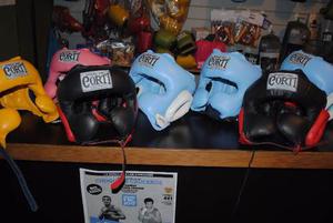 Cabezal De Boxeo Corti De Cuero !! Original