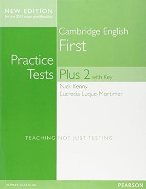 Cambridge First Practice Test Plus 2 With Key -  Pearson