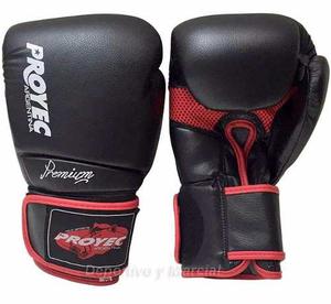 Guantes Boxeo Proyec Premium 8, 10 Y 12 Oz Importado Box