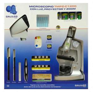 Microscopio Didáctico Galileo Tmpz-c Luz Proyector Zoom
