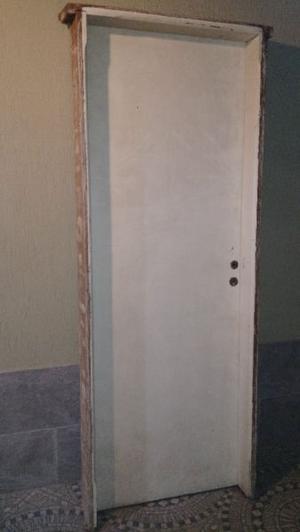 Puerta placa de madera cedro impecable marco macizo cedro