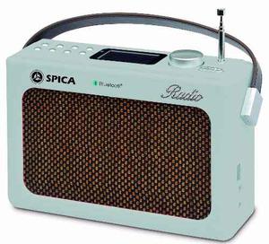 Radio Spica Sp219 Diseño Retro Am/fm Bluetooth Usb Eps