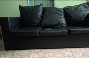 Sillon ecocuero 3 cuerpos