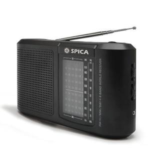 Spica Sp Radio De Sobre Mesa Am/fm Alimentacion 220/pila
