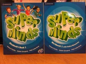 Super Minds 1 Sb Book & Workbook+grammar Booklet Cambridge