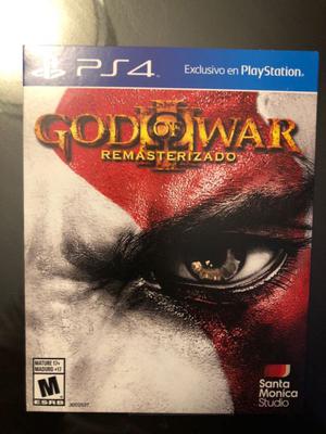 Vendo juego ps4 God of war 3 remasterizado
