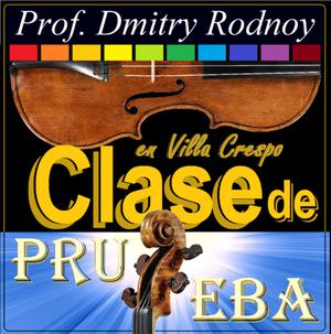 Viola Clase De Prueba con el Prof. Dmitry Rodnoy +