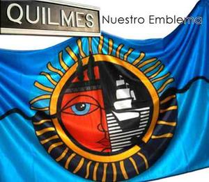 Bandera Ciudad Quilmes 90x150cm Poliéster Filtro Uv