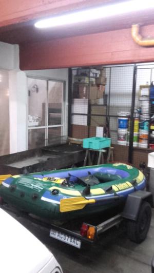 Bote de pesca inflable completo seahawk